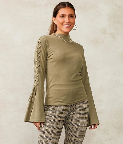 Mock Neck Top