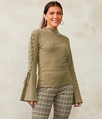 Mock Neck Top