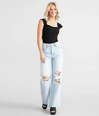 Ruffle Mesh Bodysuit