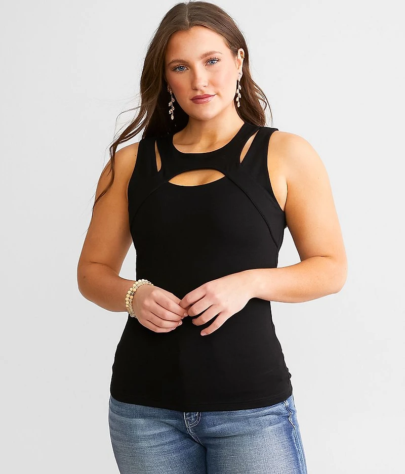 Cut-Out Tank Top