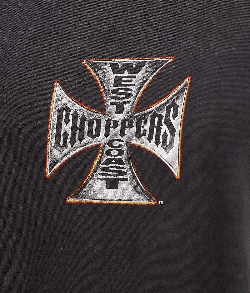 Wrapped Flames Choppers T-Shirt