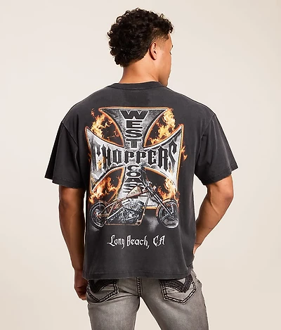Wrapped Flames Choppers T-Shirt