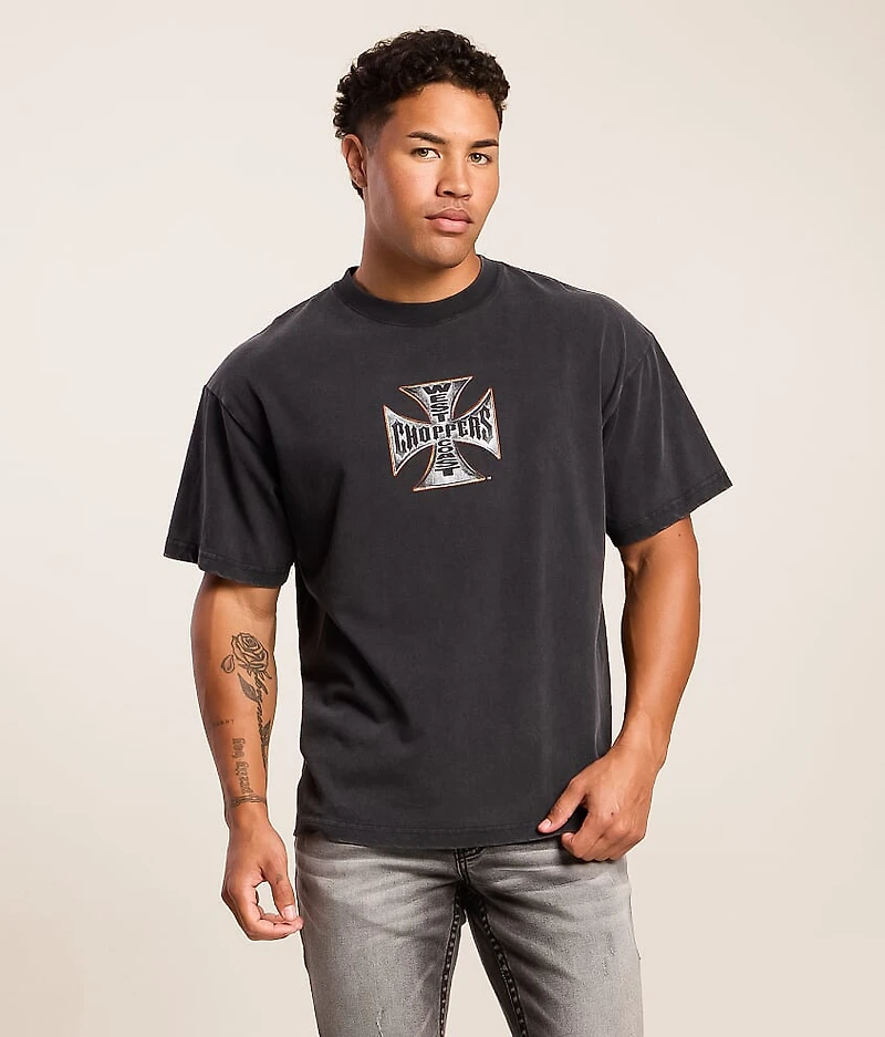 Wrapped Flames Choppers T-Shirt