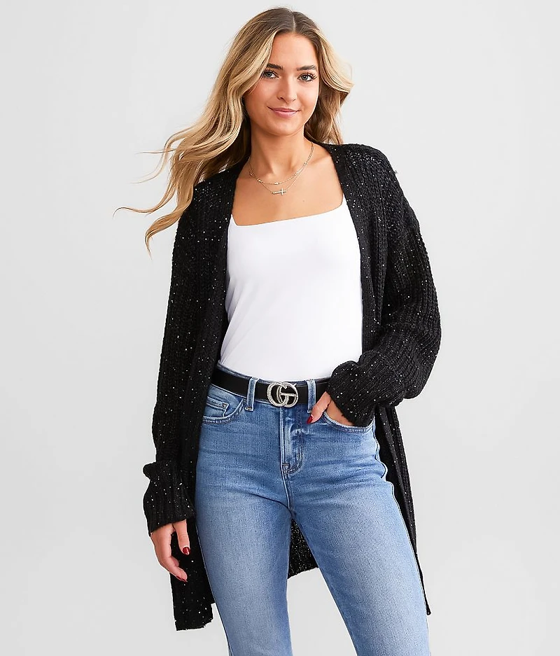 Sequin Cardigan Sweater