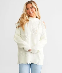 Cold Shoulder Sweater