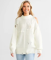 Cold Shoulder Sweater