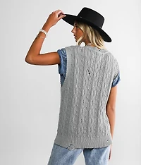 Oversized Sweater Vest