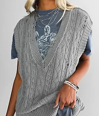 Oversized Sweater Vest
