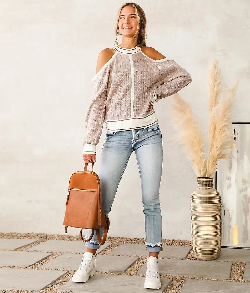 Cold Shoulder Sweater