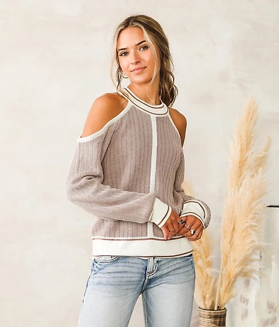Cold Shoulder Sweater