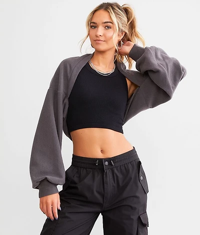 Cropped Bolero Cardigan Sweater
