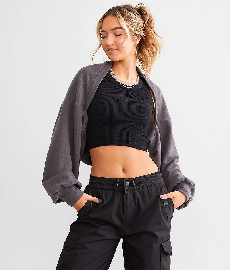 Cropped Bolero Cardigan Sweater