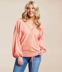 Crochet Cinch Tie Top