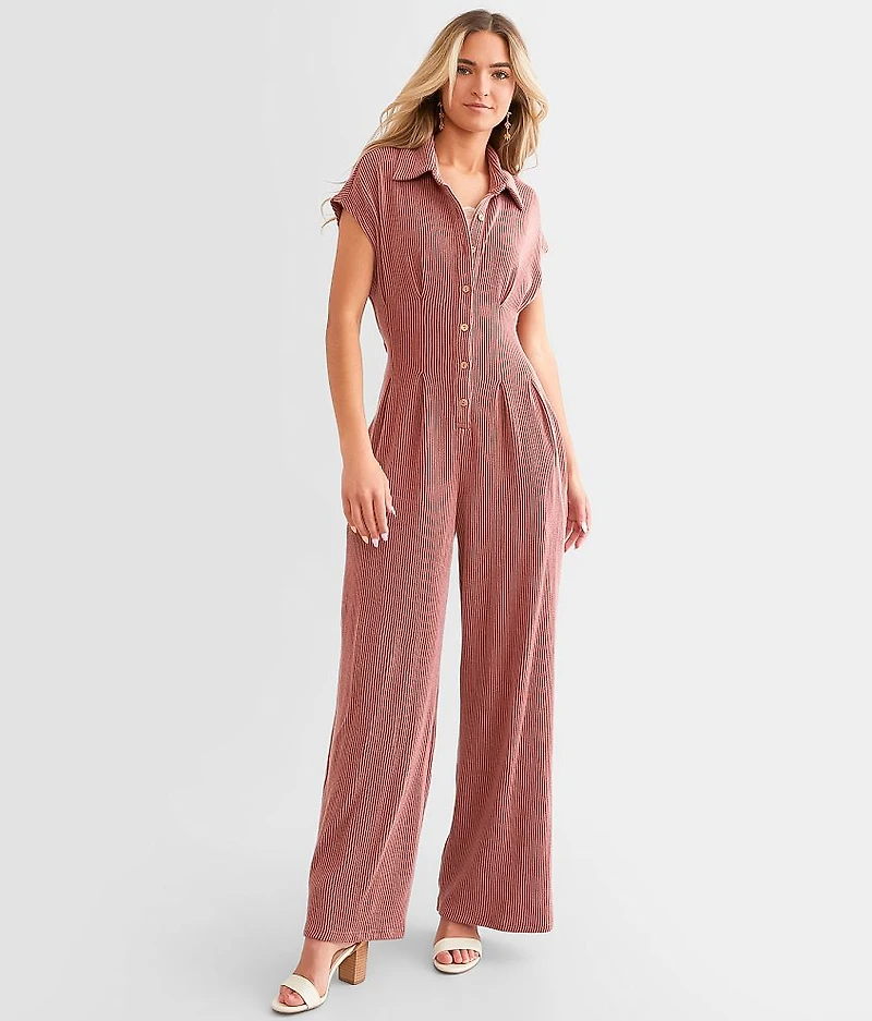 Ribbed Knit Jumpsuit
