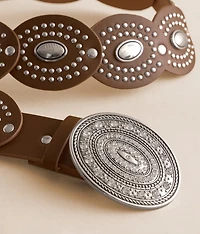Studded Concho Belt