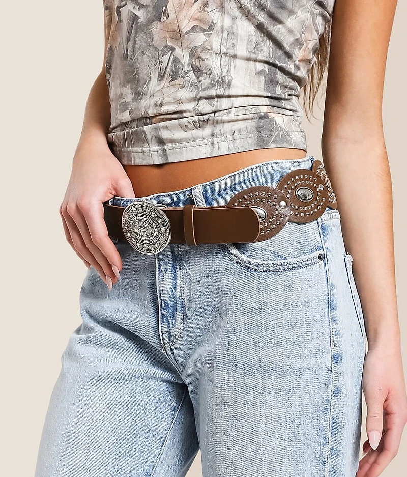 Studded Concho Belt