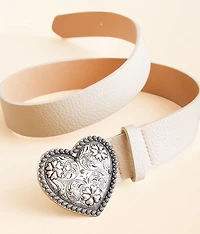 Heart Buckle Belt