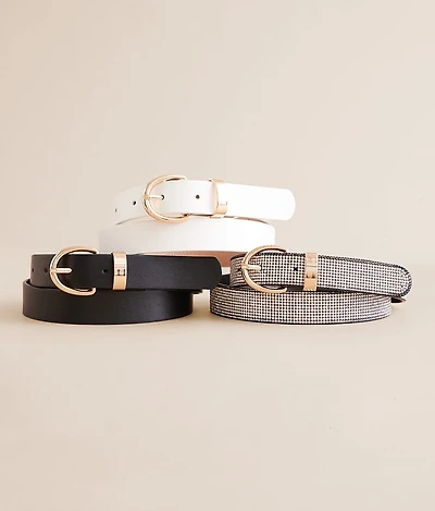 3 Pack Mixed Belt Set
