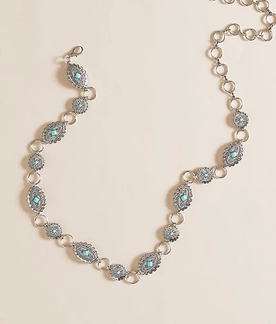 Turquoise Chain Belt