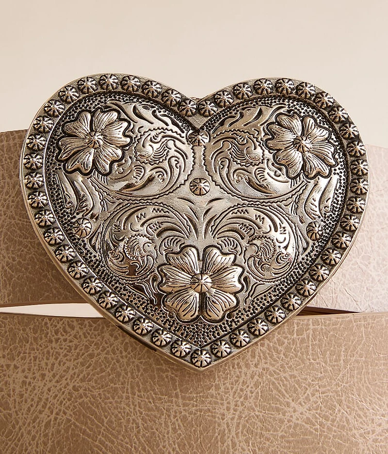 Heart Buckle Belt