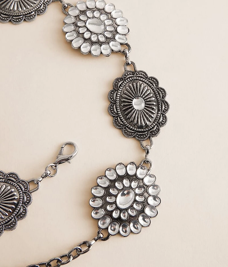 Glitz Concho Chain Belt