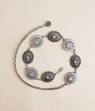 Glitz Concho Chain Belt