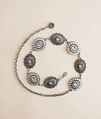 Glitz Concho Chain Belt