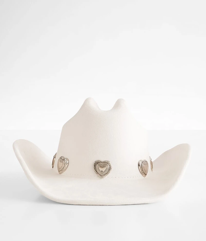 Heart Concho Cowboy Hat
