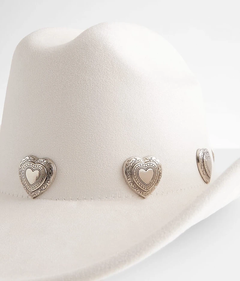 Heart Concho Cowboy Hat