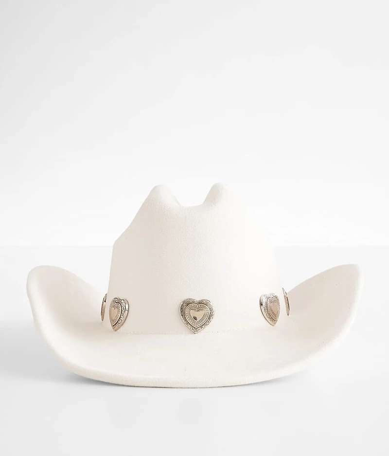 Heart Concho Cowboy Hat