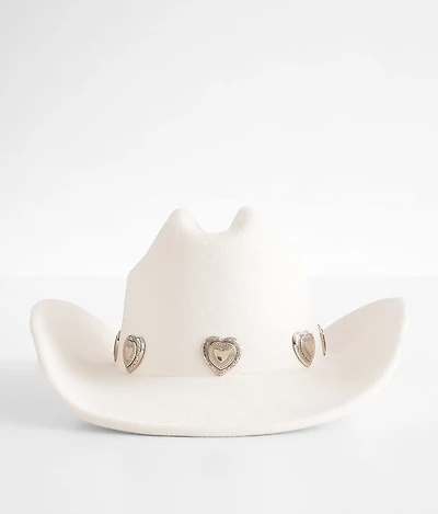 Heart Concho Cowboy Hat