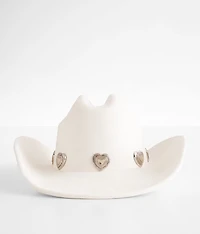 Heart Concho Cowboy Hat