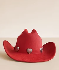 Heart Concho Cowboy Hat