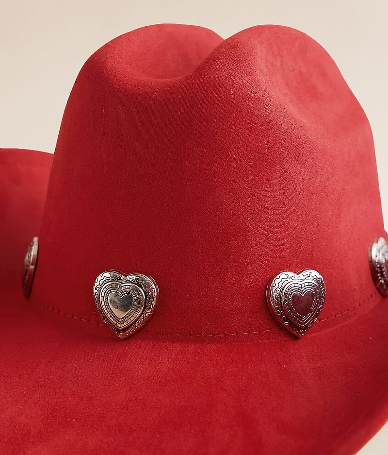 Heart Concho Cowboy Hat