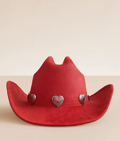 Illuma Heart Concho Cowboy Hat