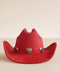 Illuma Heart Concho Cowboy Hat