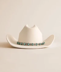 Western Turquoise Concho Cowboy Hat