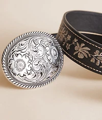Embroidered Western Belt