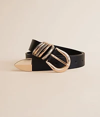 Glitz Mixed Metal Belt