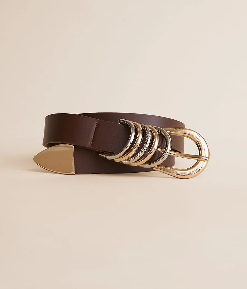 Glitz Mixed Metal Belt