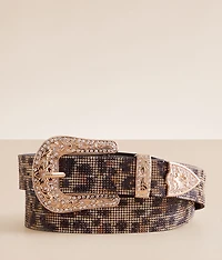 Leopard Glitz Belt
