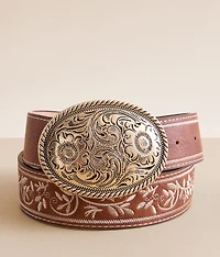 Floral Embroidered Belt