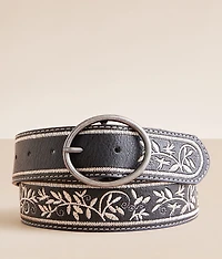 Floral Embroidered Belt