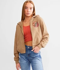 Surf Queen Cropped Hoodie