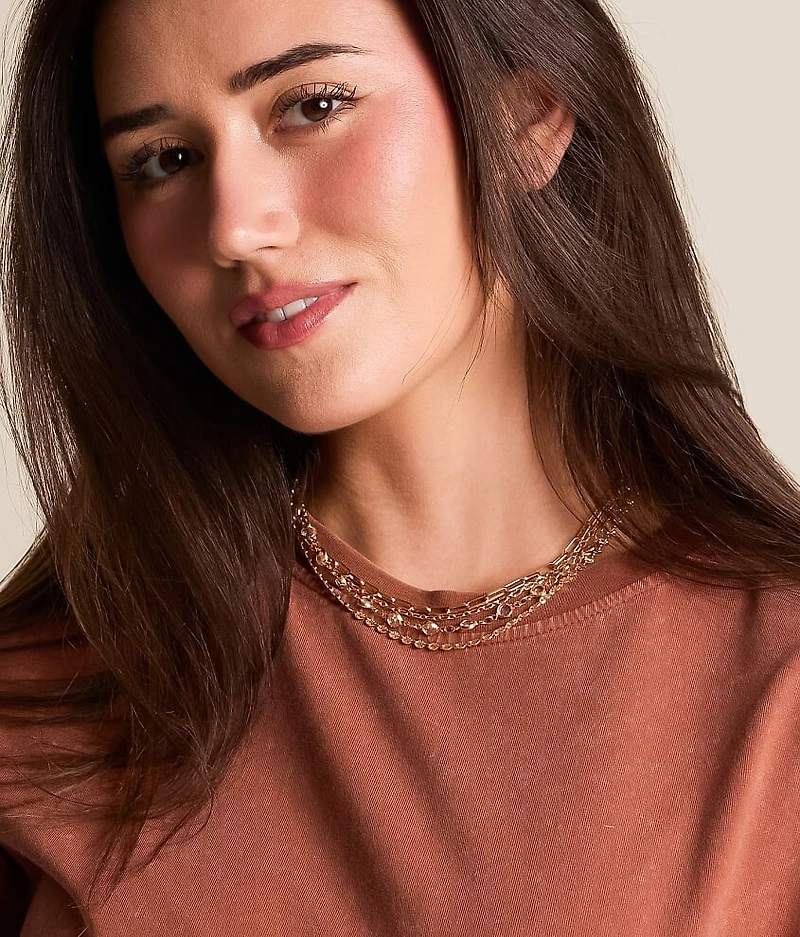 4 Pack Glam Necklace Set