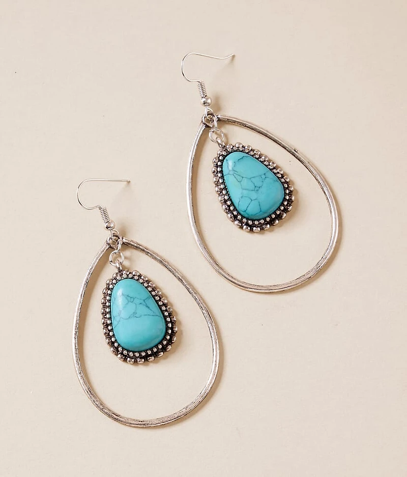 Turquoise Teardrop Earring