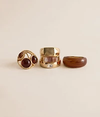 5 Pack Mixed Ring Set