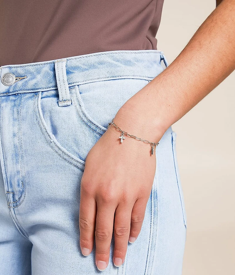 Glitz Cross Bracelet