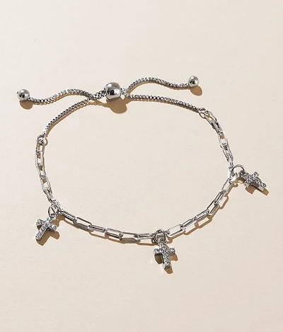 Glitz Cross Bracelet
