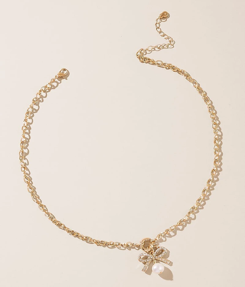 Glitz Bow Necklace